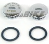 Korek oleju SIMSON kpl. ALU chrom + oringi /MZA/
