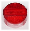 Klosz lampy tył SIMSON, ETZ 120mm okrągły czerwony (długi odblask)