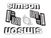 Naklejka SIMSON S51 ENDURO biała kpl.