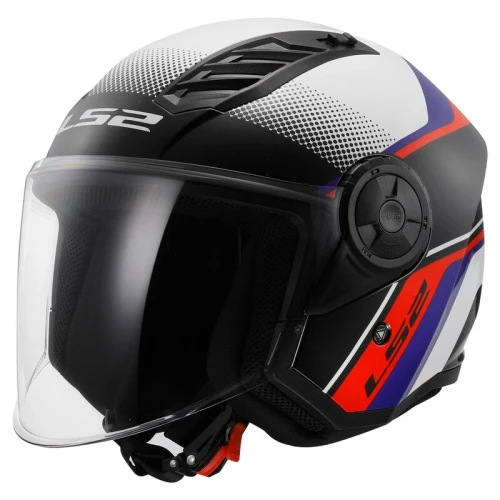 Kask LS2 OF616 AIRFLOW II RUSH white-blue-red.webp