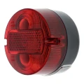 S202990-02 a - 31209-00M - Lampa tył SIMSON S50, MZ TS okrągła czerwona MZA z podświetleniem tablicy rejestracyjnej.webp