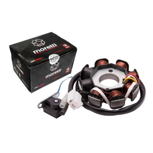 ZE4440-1 a - Stator 4T GY6 50cc, 8-c 4-p BARTON ChallangerMORETTI.webp