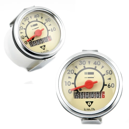 R2666-1 a - Licznik ROMET KOMAR KADET MOTORYNKA OGAR 48mm 60kmh wzór org Mera.webp