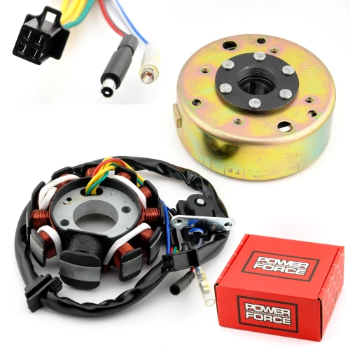 ZE4412-3 a - Stator 4T GY6 125cc skuter atv, 11-cewek 6-przewodów Power Force.webp