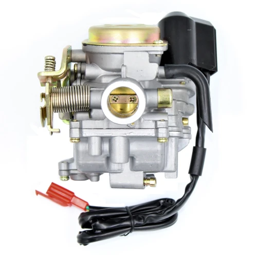 ZG1480-36 a - Gaźnik skuter 4T GY6 80ccm metalowa pokrywka Power Force.webp