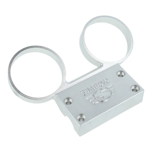 S105860-05 - 10586E - Uchwyt zegarów SIMSON S51 S53 S70 S83 60mm aluminowy srebrny mat MZA.webp
