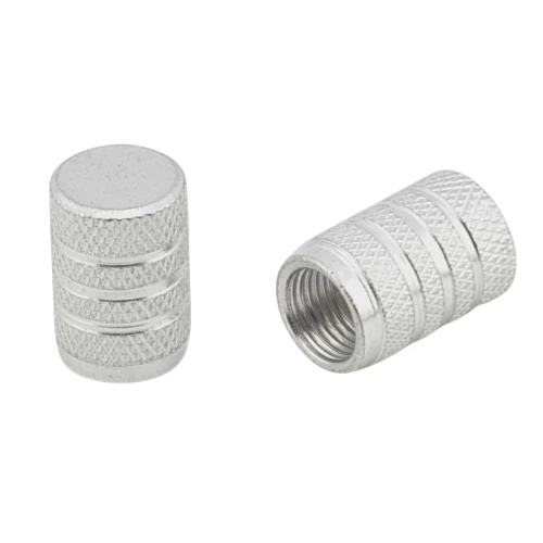 AP7050-0 - Nakrętka zaworka AV samochodowego motocyklowego ALU srebrna.webp