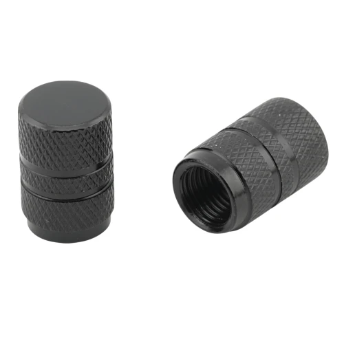 AP7050-1 - Nakrętka zaworka AV samochodowego motocyklowego ALU czarna.webp