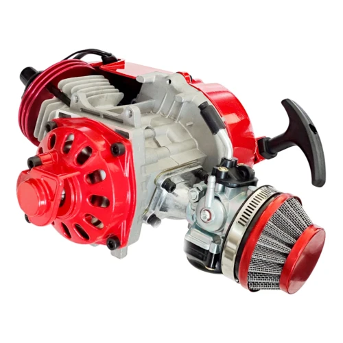 ZY04107-3 a - Silnik 2T Pocket Bike, mini cross, mini quad atv 60cc automat MORETTI wzmocniony tuning czerwony.webp