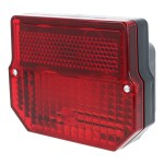 Lampa tył SIMSON, ETZ prostokątna czerwona /MZA/