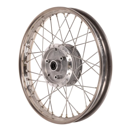 S344511-30 a - 10980-A-90-2 - Koło jezdne SIMSON S50, S51, S53, S70, S83, KR51-1, KR51-2, SR4-1, SR4-2, SR4-3, SR4-4, DUO 16 - 1,6 NIERDZEWKA MZA niedzewna obręcz i szprychy.webp