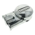 S221950-11 a - 10570-B-90-1 - Pokrywa silnika SIMSON S51, S53, S70, S83, SR50, SR80, KR51 prawa magneta iskrownika MEGU MZA aluminiowa polerowana.webp