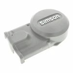 Pokrywa silnika SIMSON S51, SR50 prawa aluminiowa MEGU ORG srebrny metalik