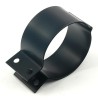 Obejma tłumika WSK 125 duża czarna /PL/