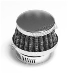 Filtr powietrza 30mm stożkowy chrom mały