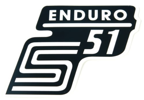naklejka dekla simson s51 enduro biała.JPG