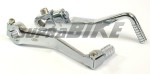Dźwignia startera + dźwignia zmiany biegów SIMSON Tuning chrom /MZA/