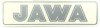 Naklejka JAWA zbiornika srebrna