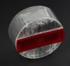 Klosz lampy tył SIMSON, ETZ 120mm okrągły biały (długi odblask)