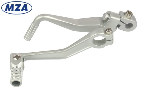 dźwignia startera i zmiany biegów simson aluminium tuning mza srebrny mat 1.JPG