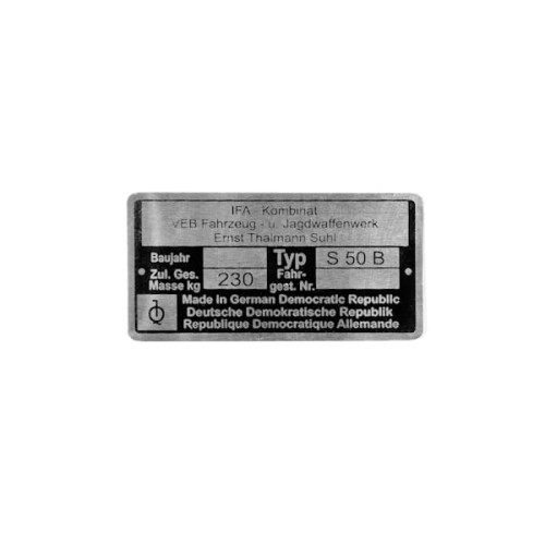 S204725 - Tabliczka znamionowa SIMSON S50 B.jpg