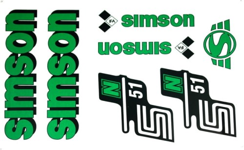 naklejki simson s51 n zielone.JPG